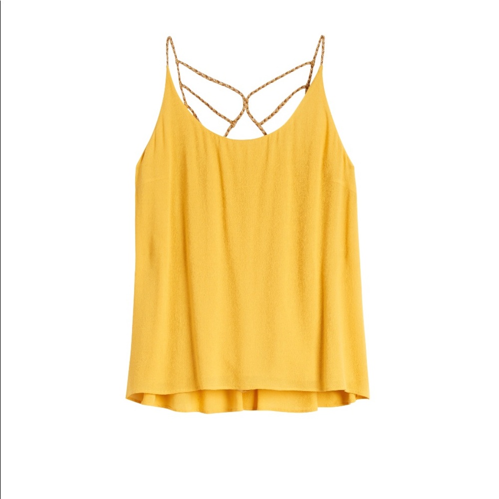 Golden Strappy Top